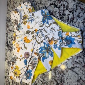 Daniel Cremieux Yellow & blue small Bikini bottom